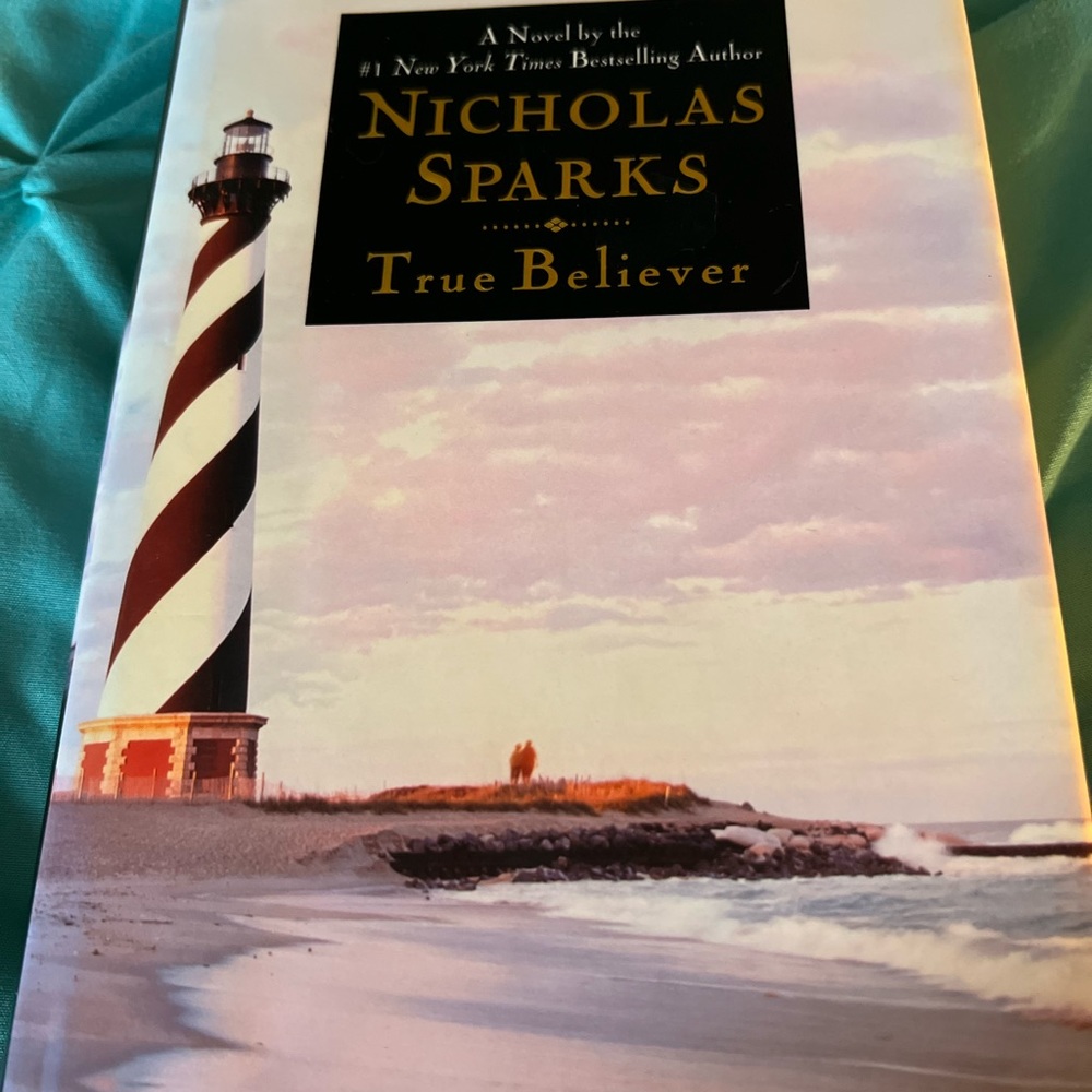 Nicholas Sparks True Believer. Hard Cover. Perfect condition.